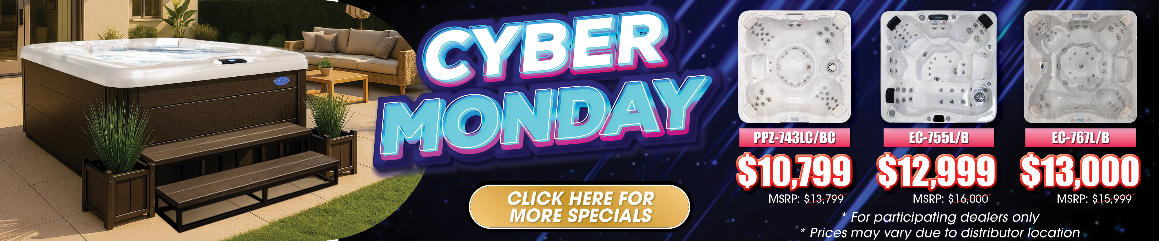 Calspas hot tub being used in a family setting - Peterborough