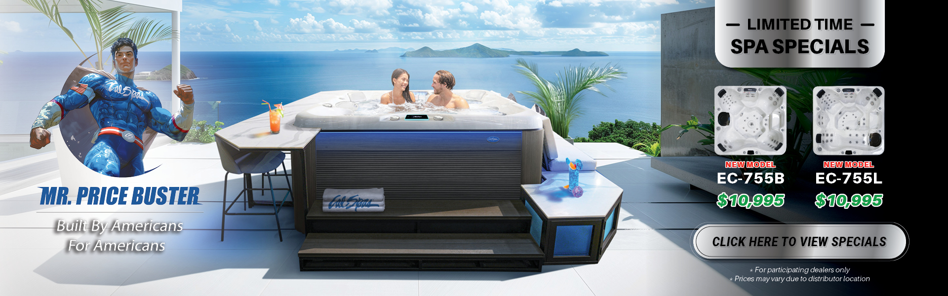 Calspas hot tub being used in a family setting - Peterborough